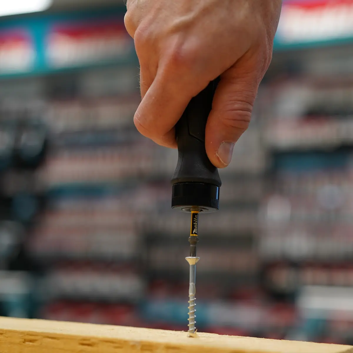 Makita Multitool Handgriff inkl. 2x Reciprosägeblätter mit Bit-Aufnahme 6x Schrauber-Bits - P-84866