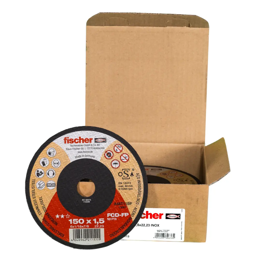 Fischer Trennscheibe FP 1,5/150 flach Inox