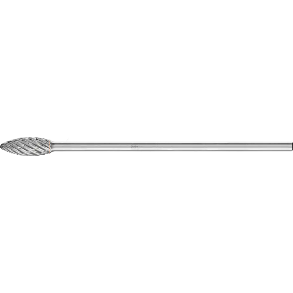 PFERD TOOLS Hartmetall Hochleistungsfrässtift STEEL Flamme B für Stahl mit Stahllangschaft