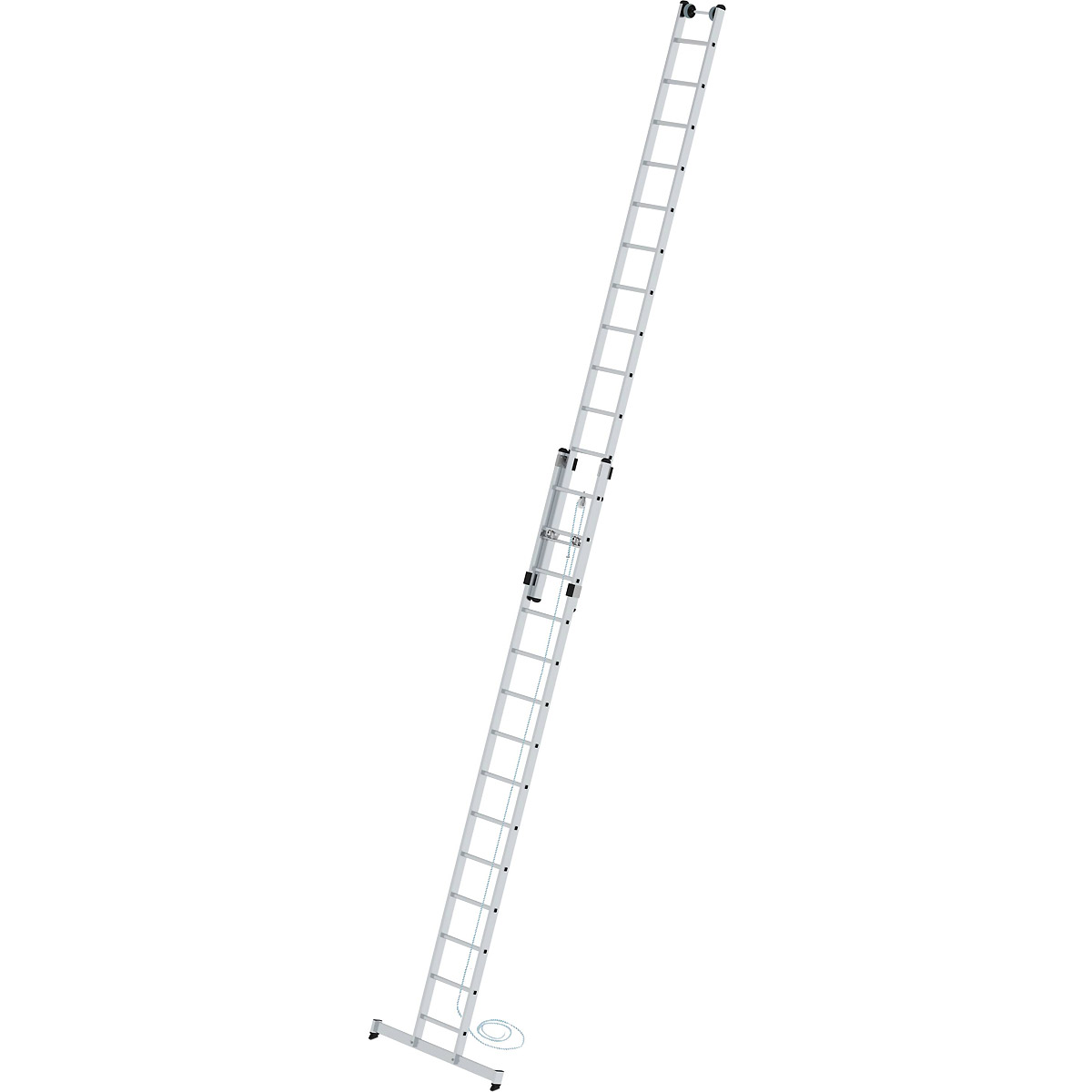 Munk Sprossen-Seilzugleiter 2-teilig mit nivello®-Traverse