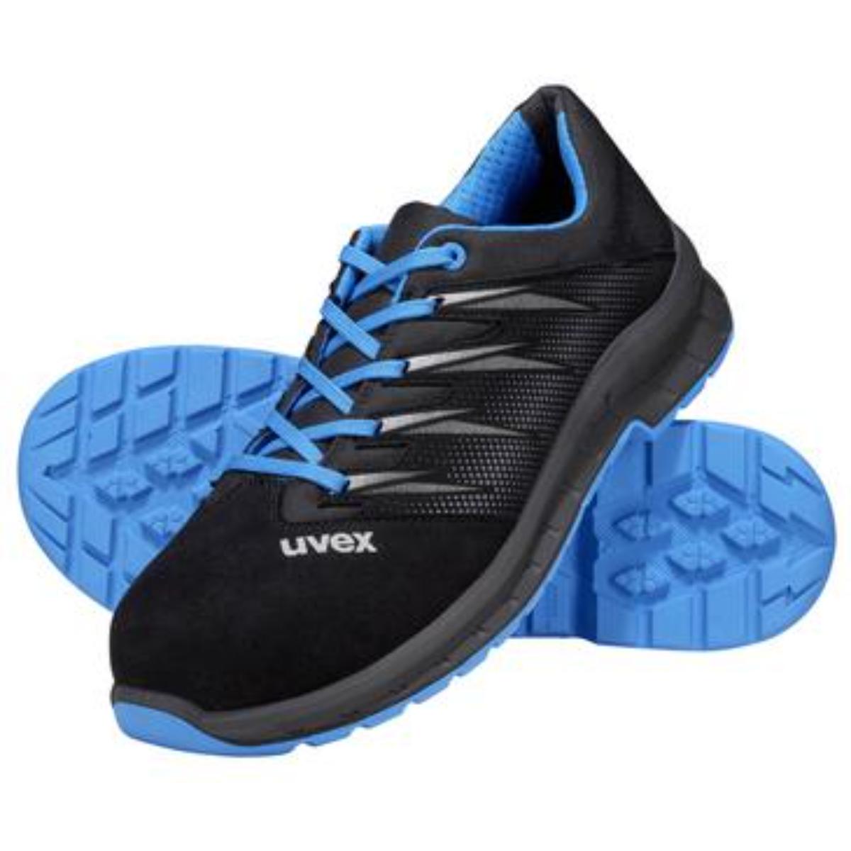 uvex 2 trend Sicherheitsschuh Halbschuhe S2 blau-schwarz