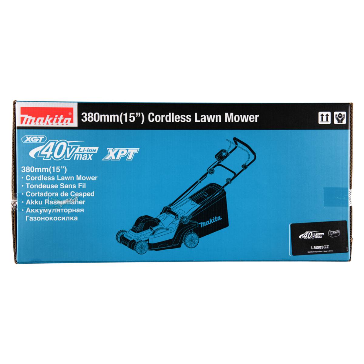 Makita Akku-Rasenmäher 40V max. - 38 cm - 40 l - LM003GZ