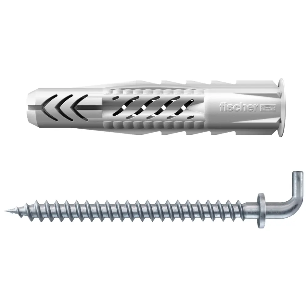 Fischer Universaldübel UX 6x35 WH mit Rand und Winkelhaken