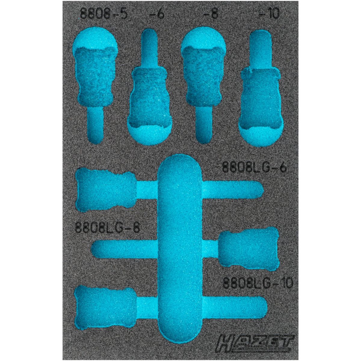 HAZET 2-Komponenten Weichschaum-Einlage für 163-460/7