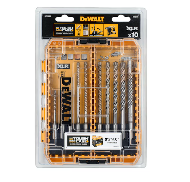 DEWALT Midisafe SDS-plus ToughCase+ 10-teiliegs Set