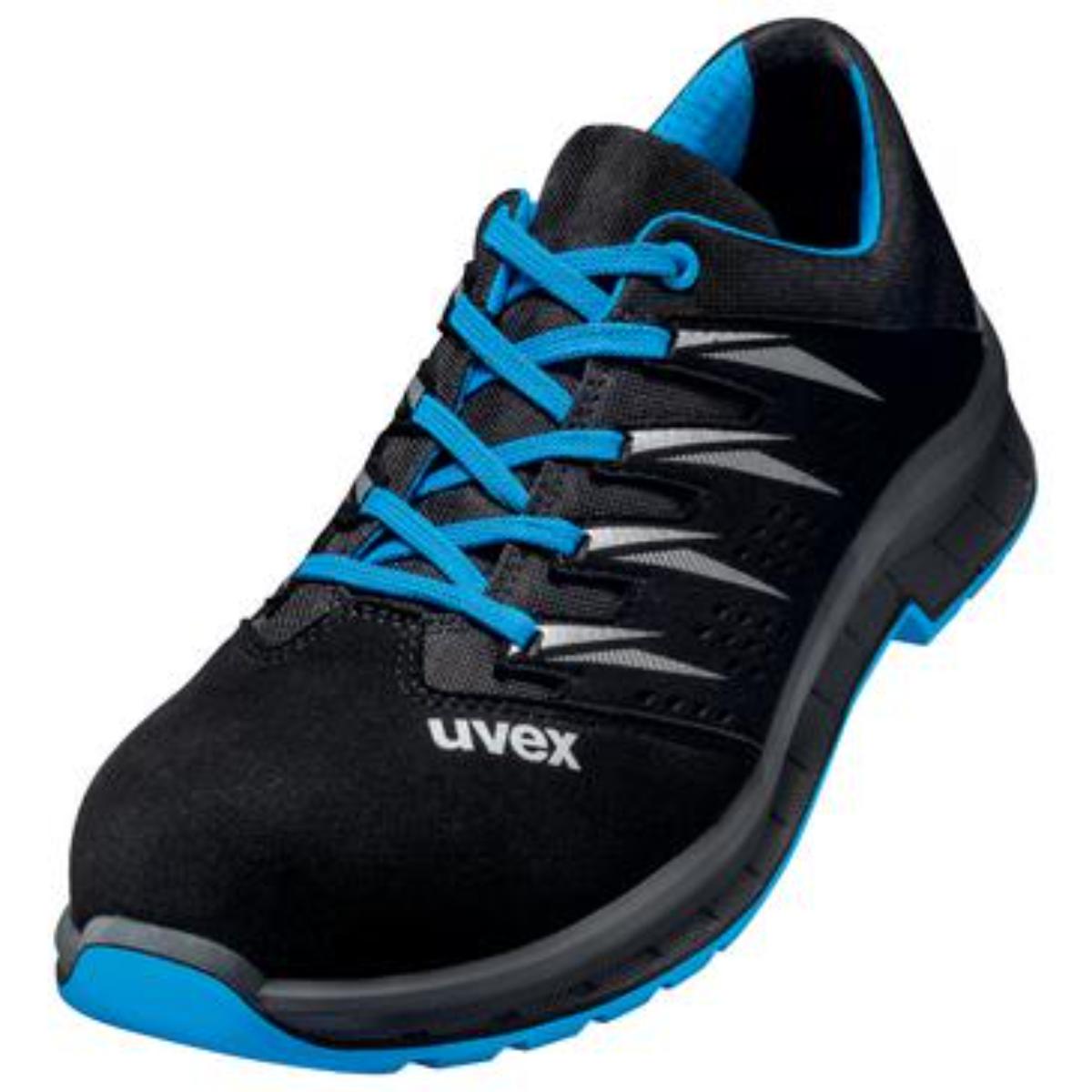 uvex 2 trend Sicherheitsschuh Halbschuhe S1 blau-schwarz