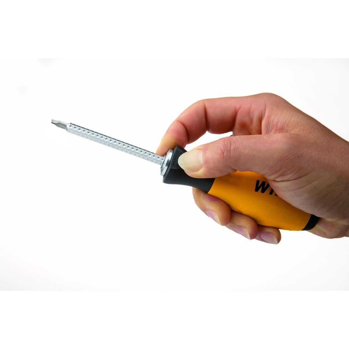 Wiha Schraubendrehergriff SoftFinish -telescopic für SYSTEM 6 Wechselklinge