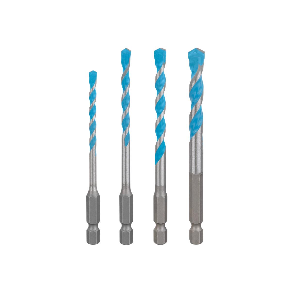 Bosch EXPERT HEX-9 Multi Construction Bohrer D= 4 / 5 / 6 / 6 / 8 mm, 5-teiliges Set