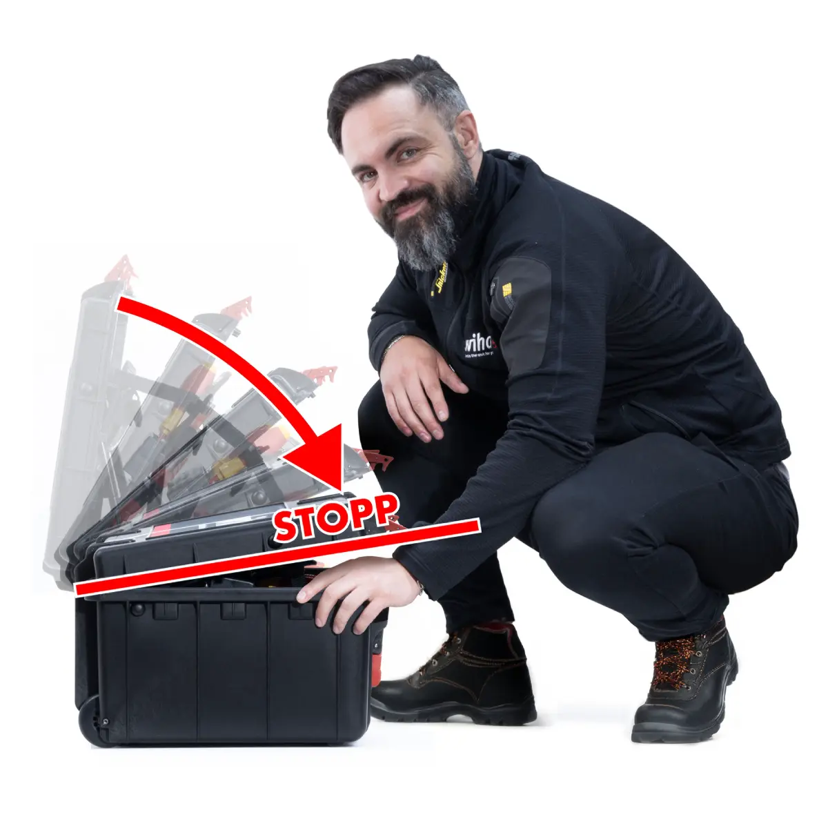 Wiha Werkzeugkoffer XL 2 Trolley electric 60-teiliges Set