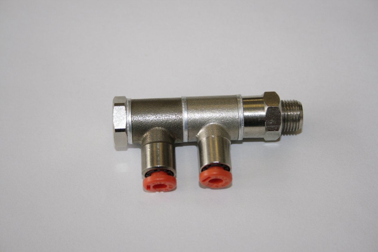 ELMAG Steckverschraubung 2x 4mm, AG 1/8'