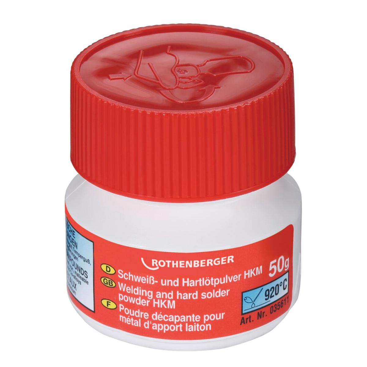 Rothenberger Hartlötpulver HKM nach DIN 29454, 50g