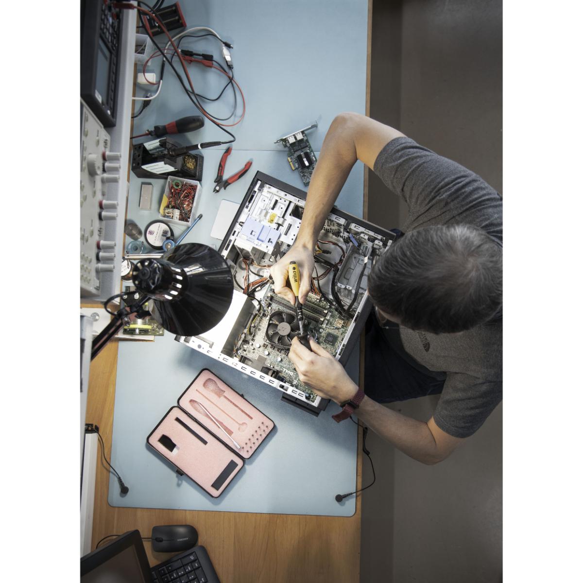 Wiha Drehmoment-Schraubendreher Set TorqueVario -S Micro ESD 0,1-0,6 Nm gemischt 18-teilges Set variabel einstellbare Drehmomentbegrenzung mit Box