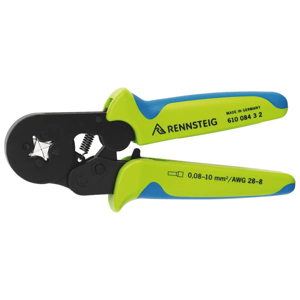 Rennsteig Aderendhülsencrimpzange PEW 8.84 für 0,08 - 10,0 mm², brüniert