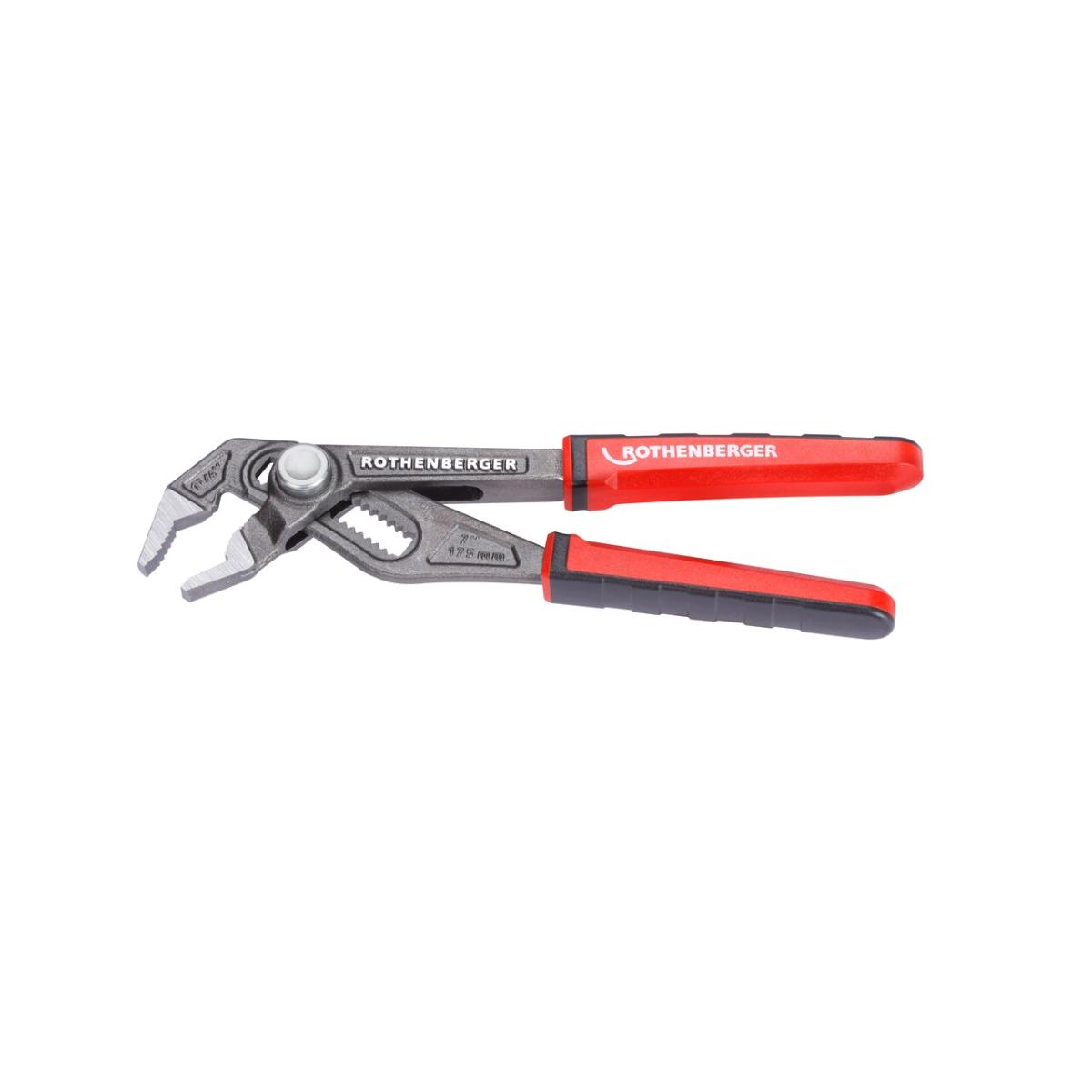 Rothenberger Wasserpumpenzange ROGRIP F 7 Zoll - 2 komponenten Handgriffe