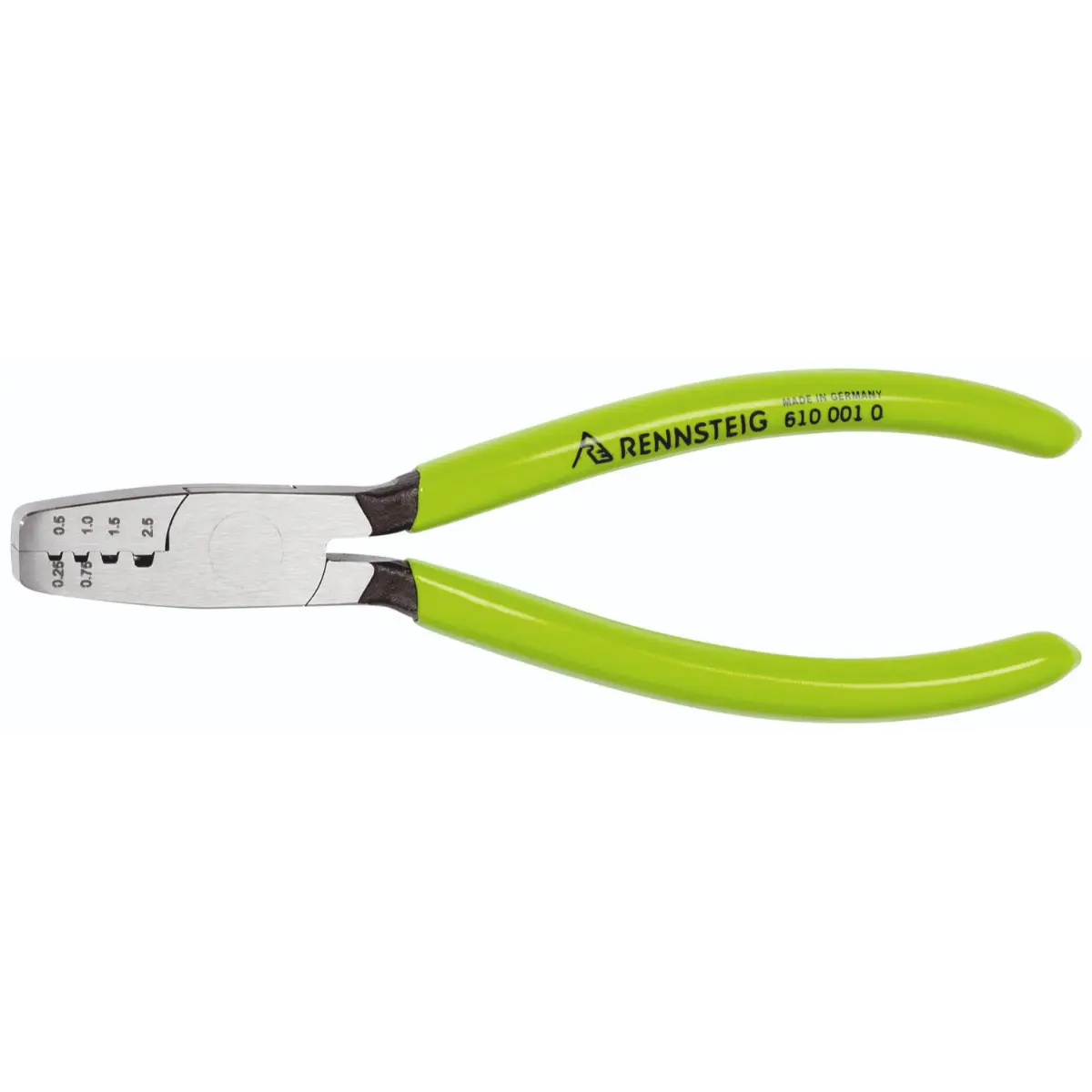 Rennsteig Aderendhülsencrimpzange PE 7.1 für 0,25 - 2,5 mm², poliert