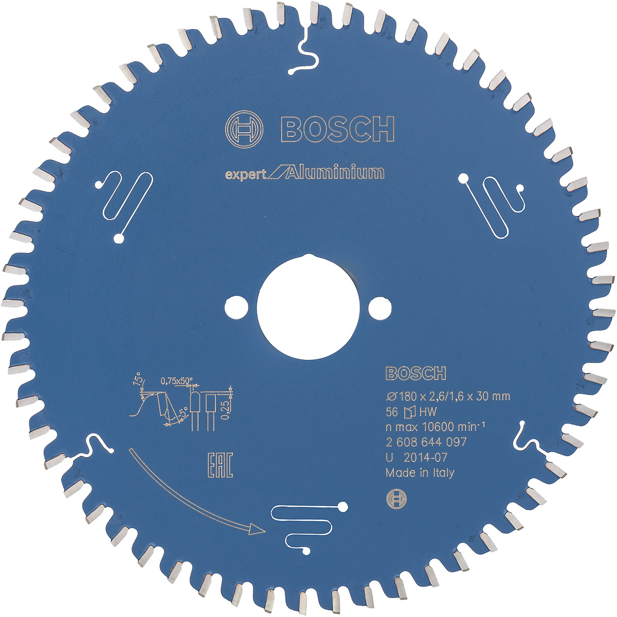 Bosch Kreissägeblatt Expert for Aluminium ø 180 mm