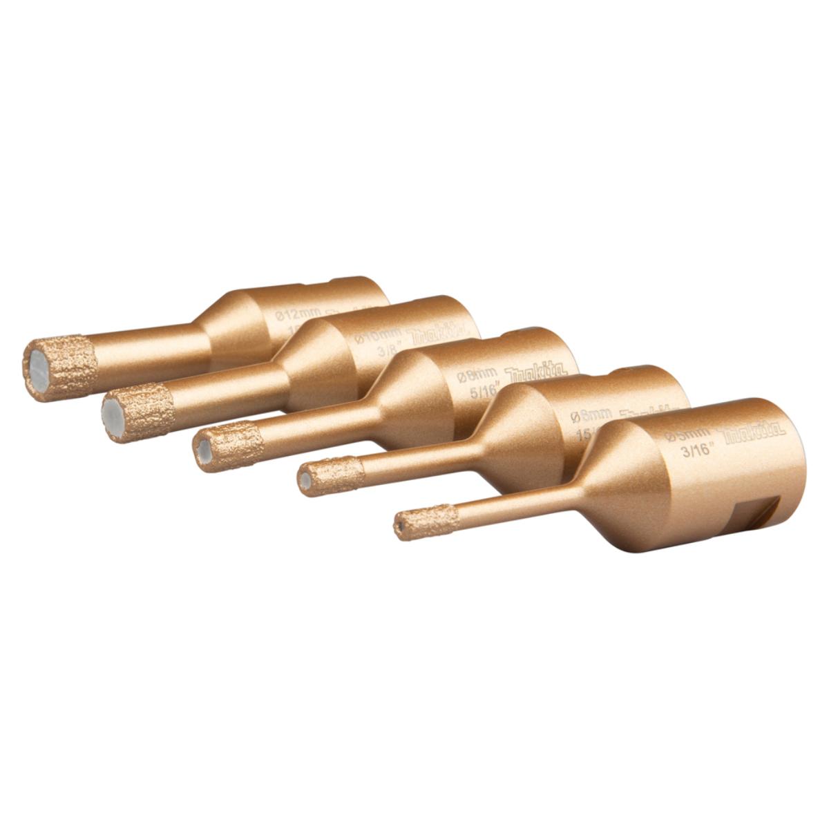 Makita Diamant-Hohlbohrkornen M14 5-teiliges Set