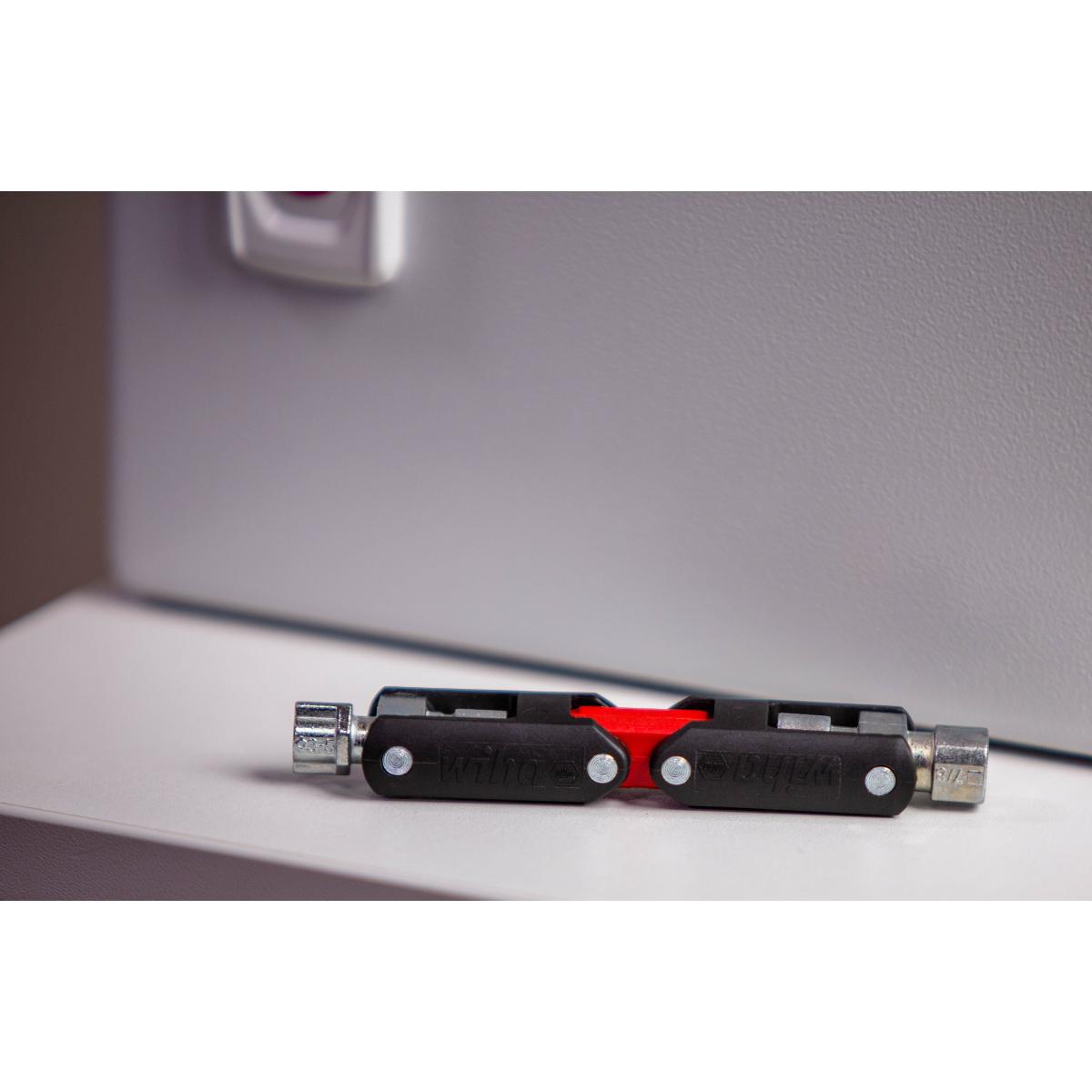 Wiha Universalschlüssel mit Doppelgelenk für Außendreikant, Außenvierkant und Doppelbart