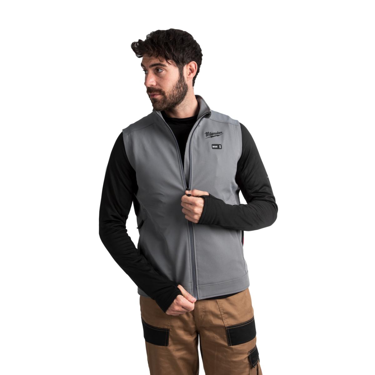 Milwaukee Akku-Thermo-Weste Herren grau