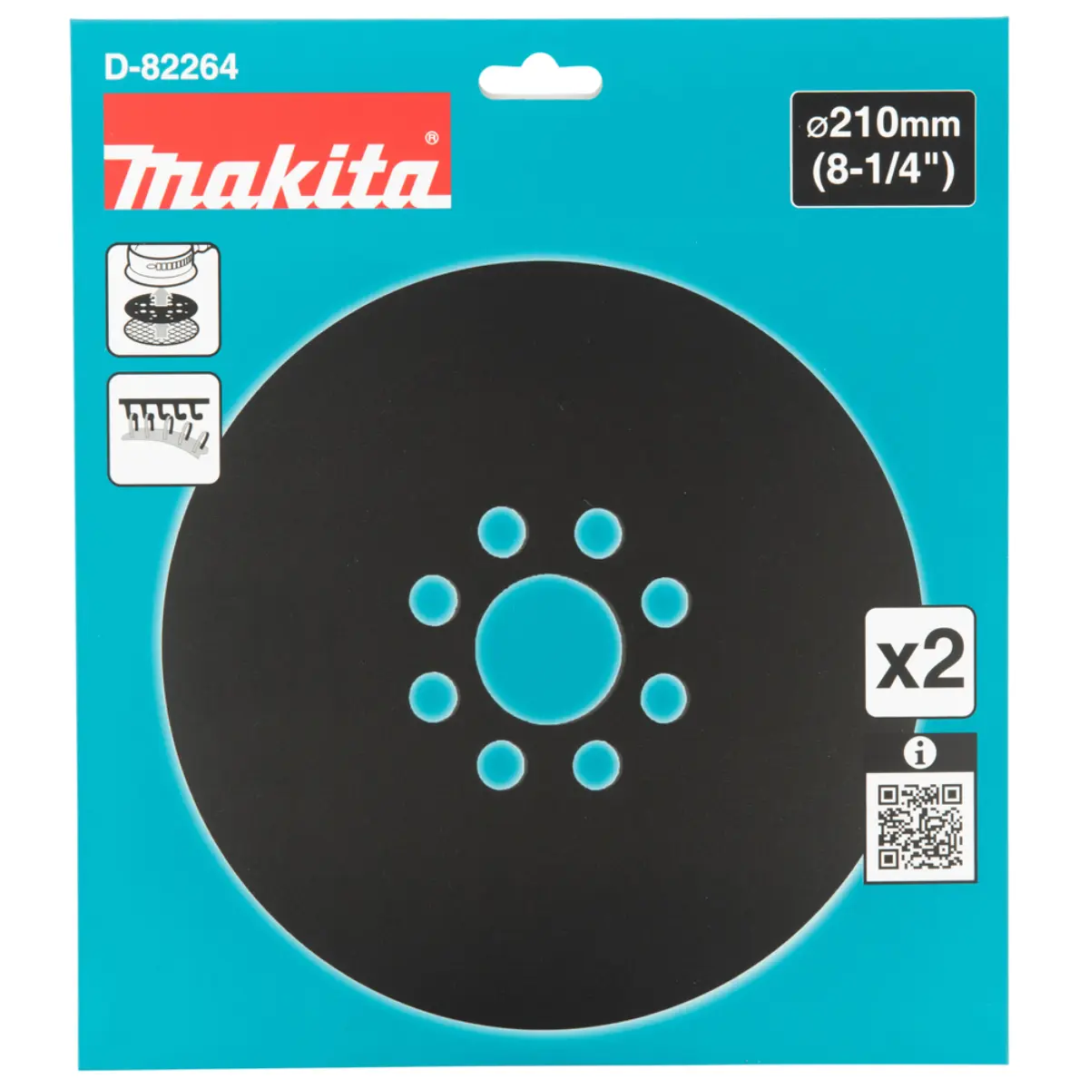 Makita Schleiftellerschutz 210mm Klett - D-82264