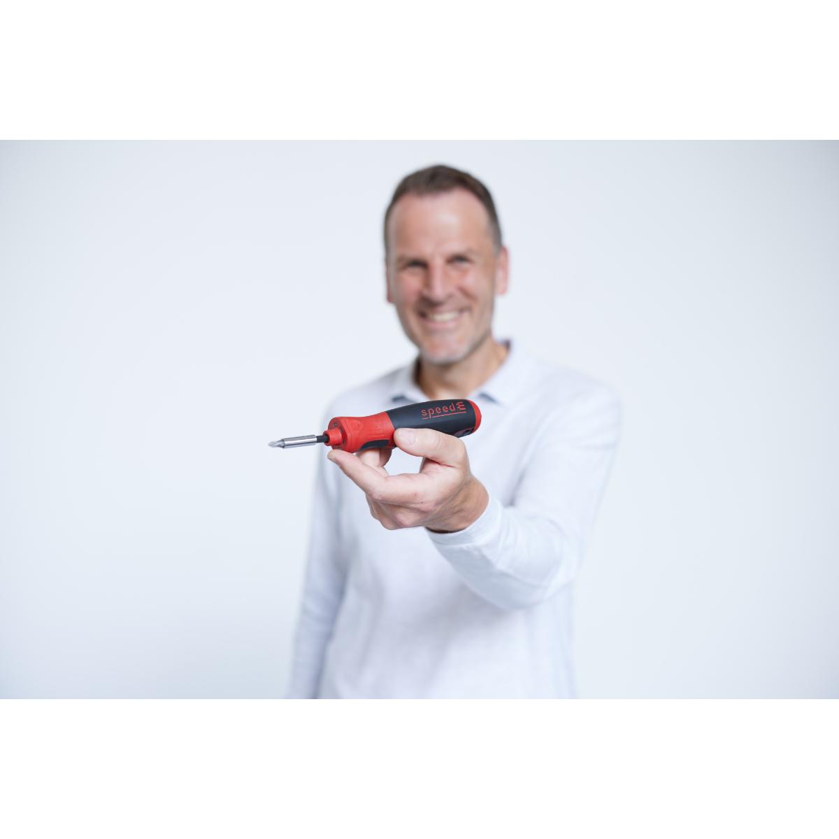 Wiha E-Schraubendreher speedE PocketDrive mit Bitbox und Tasche