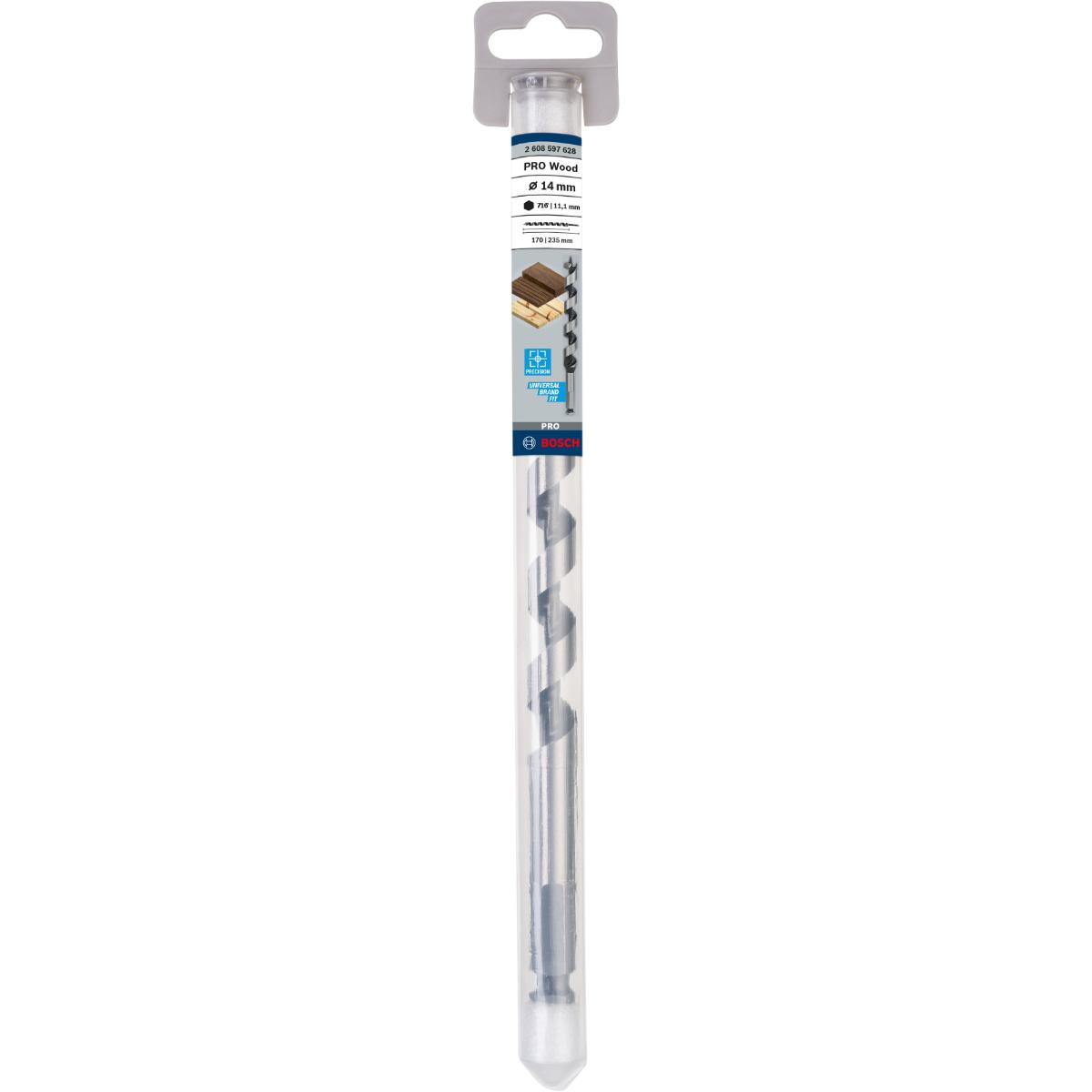 Bosch PRO Holzschlangenbohrer, Sechskant