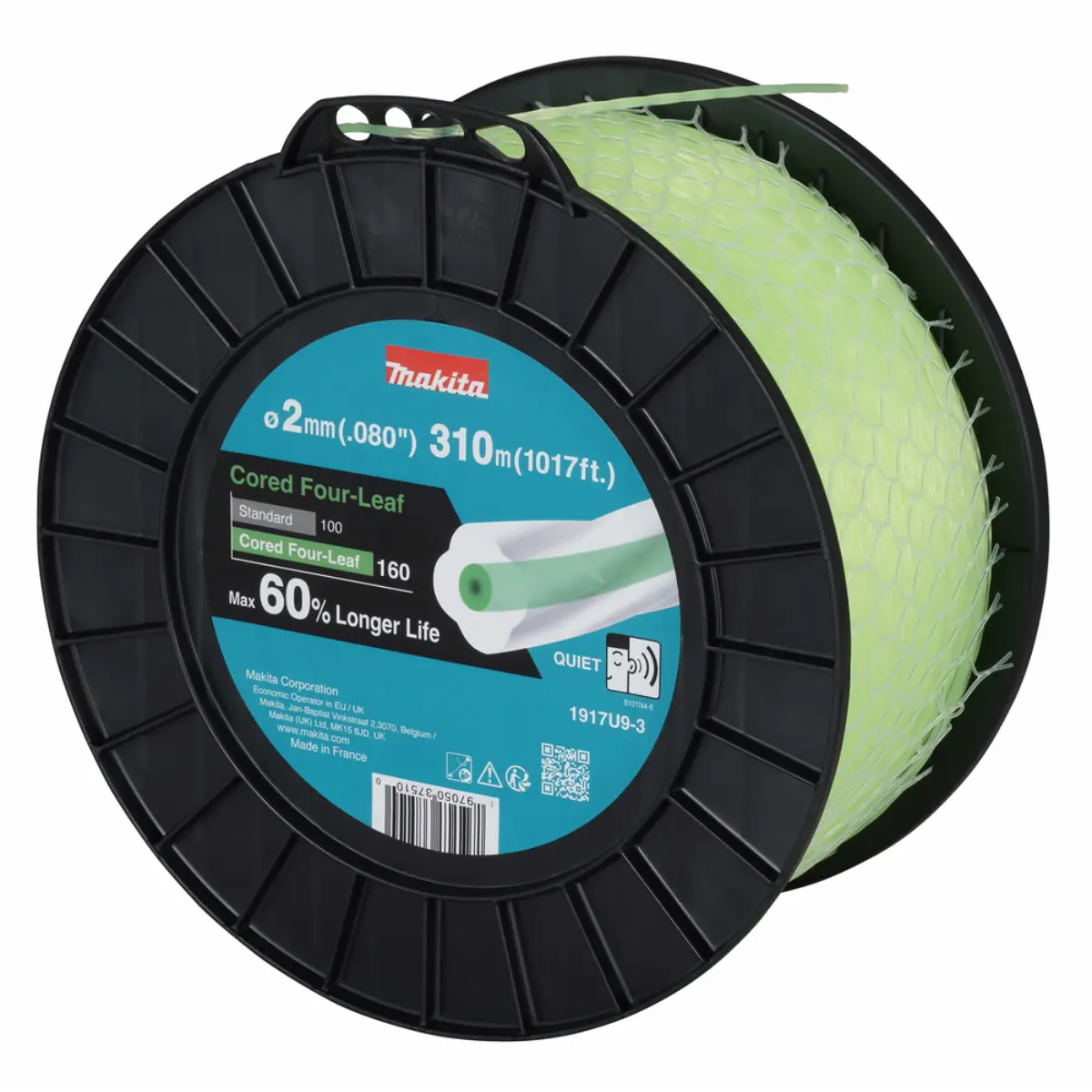 Makita Mähfaden Cored Four-Leaf 2,0mm x 310m  - 1917U9-3