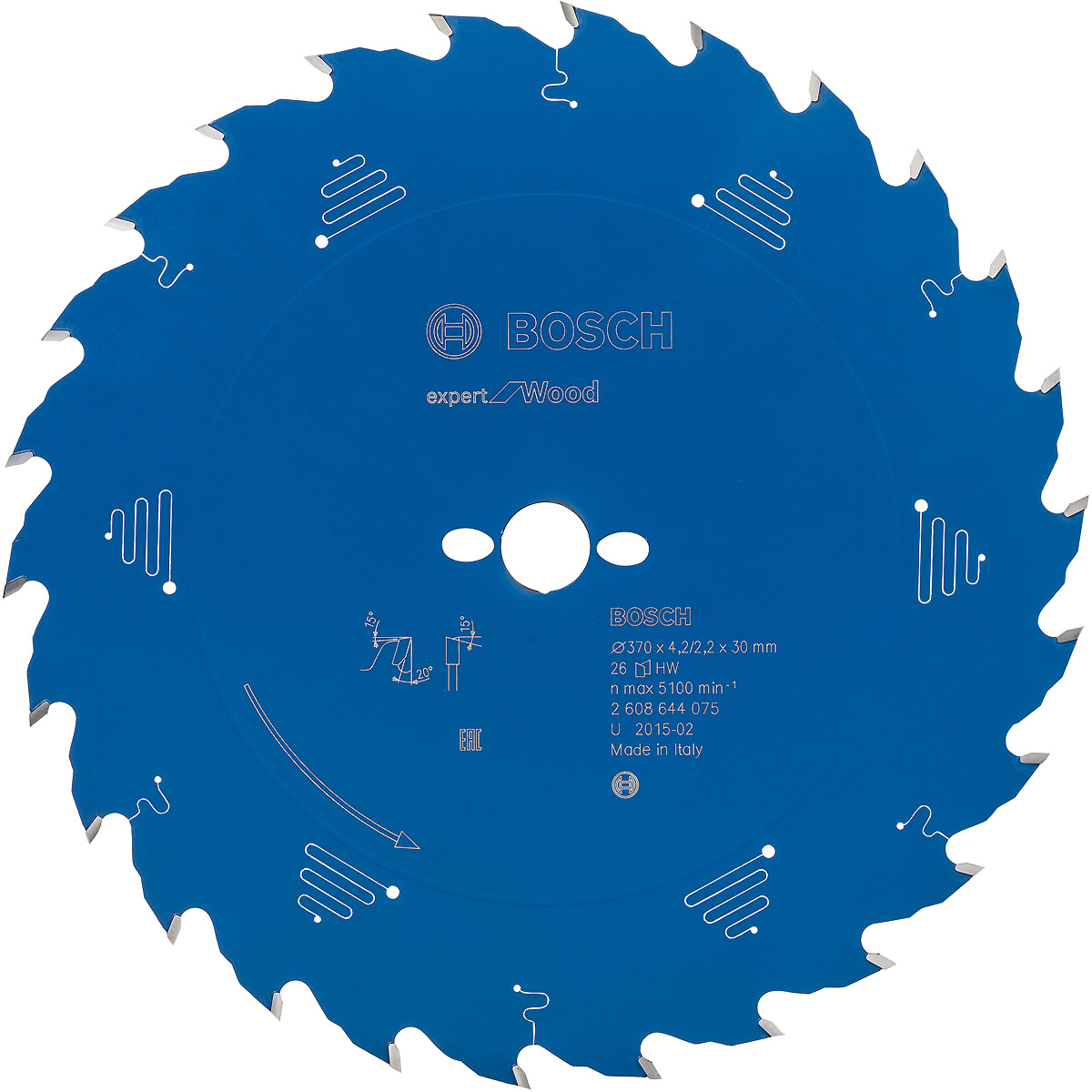 Bosch Kreissägeblatt Expert for Wood ø 370 mm