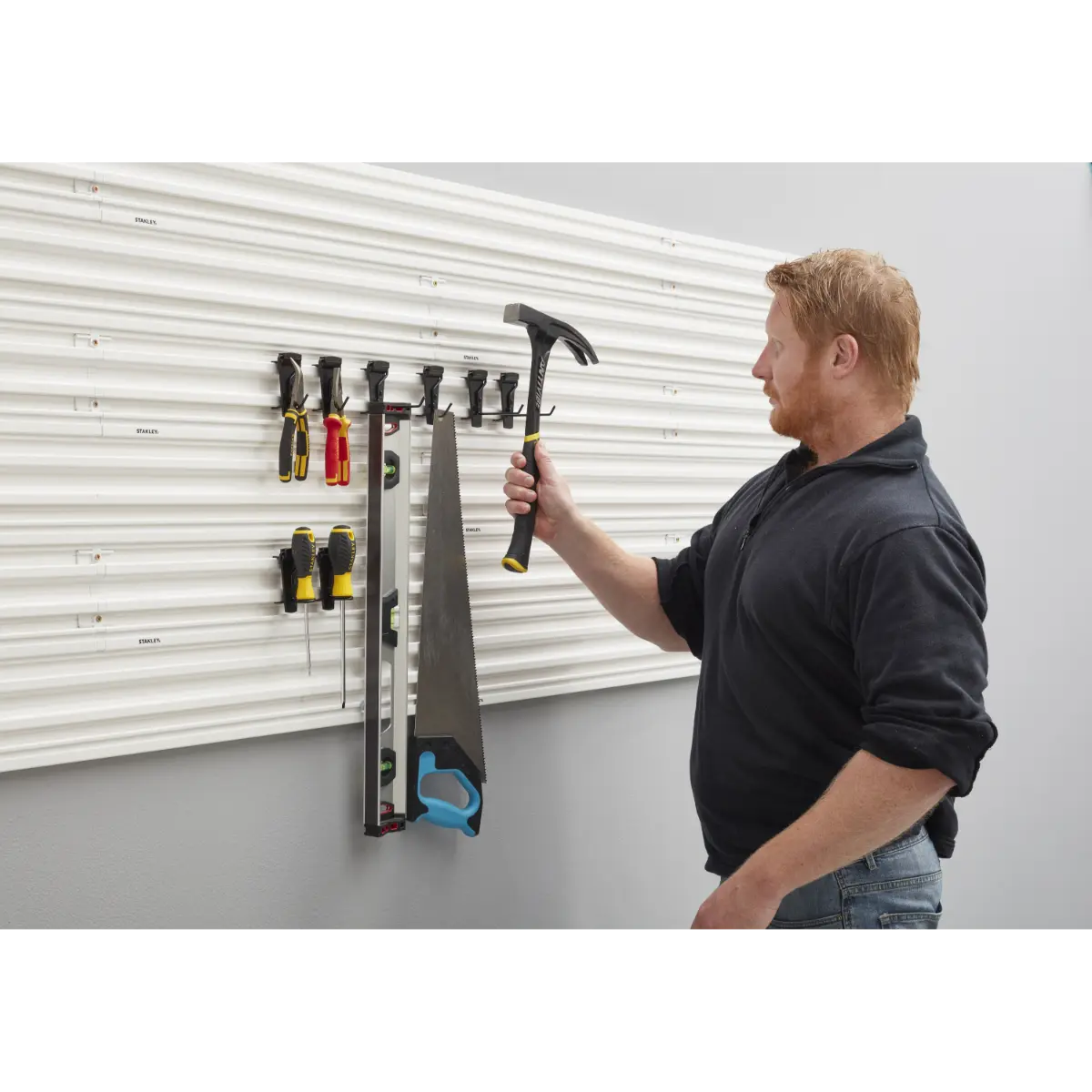 STANLEY Trackwalls 8-teiliges Haken-Set