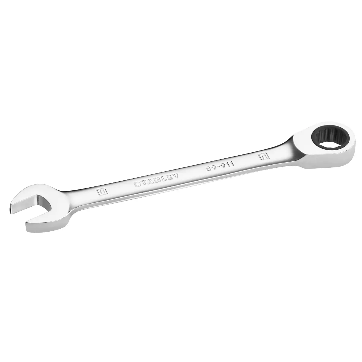 STANLEY Flacher Ringmaulschlüssel mit Ratsche 11 mm, 72 Zähne, 5° Betätigungswinkel