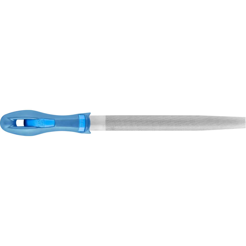 PFERD TOOLS Werkstattfeile mit Heft Halbrund-Spitz