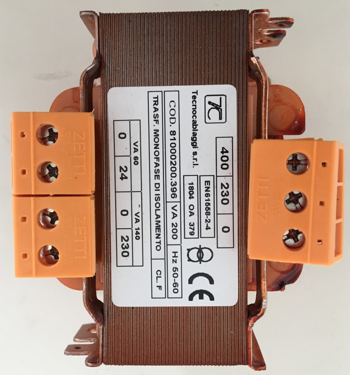 ELMAG Transformator 400 V auf 230/24 V (TC1)