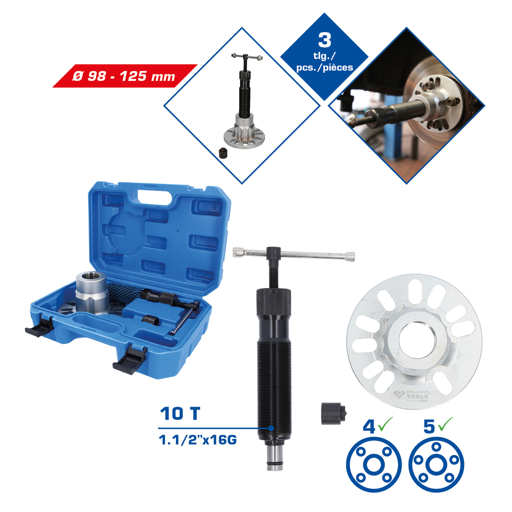 BRILLIANT TOOLS BT103107 Cepillo de disco, 75 mm con sujeción de 6 mm [ Powered by KS TOOLS BRILLIANT TOOLS BT103107 Cepillo de disco, 75 mm con sujeción de 6 mm [ Powered by KS TOOLS
