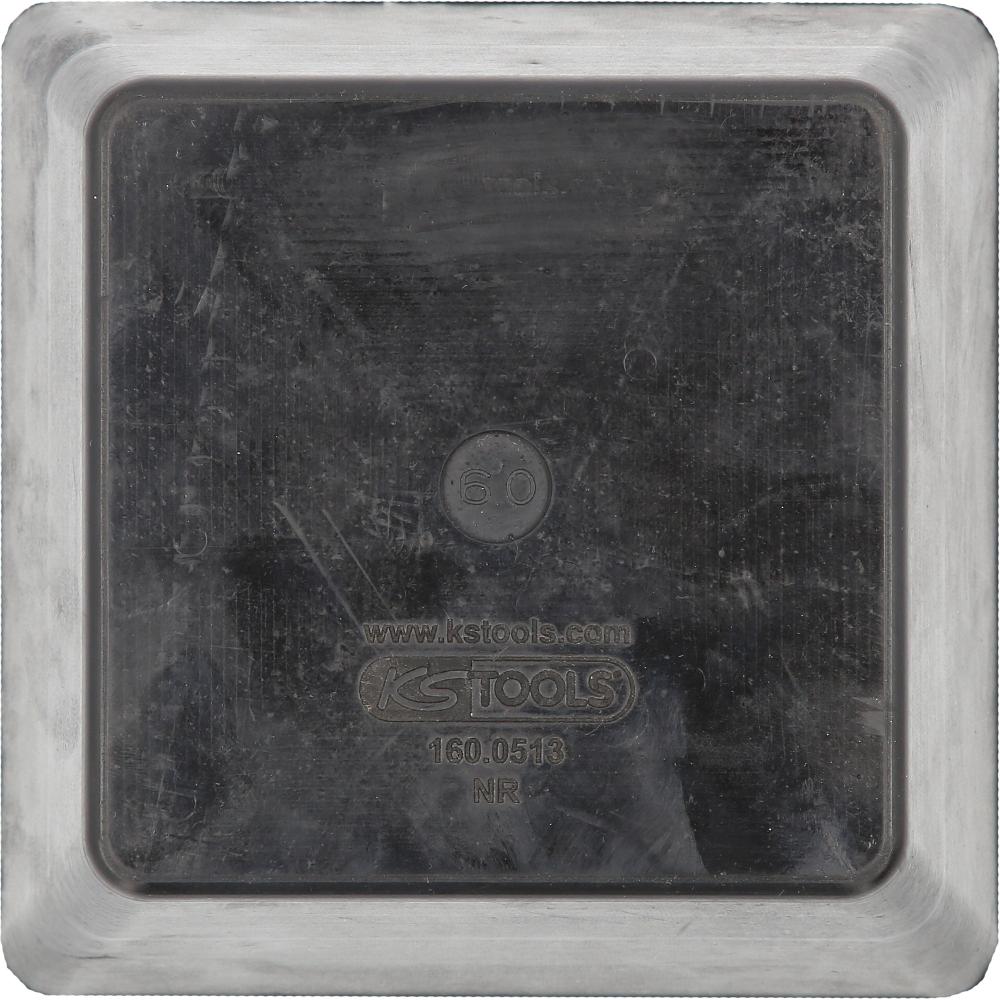 KS Tools Gummiauflage 19 für Hebebühnen, 150 x 150 x 60 mm