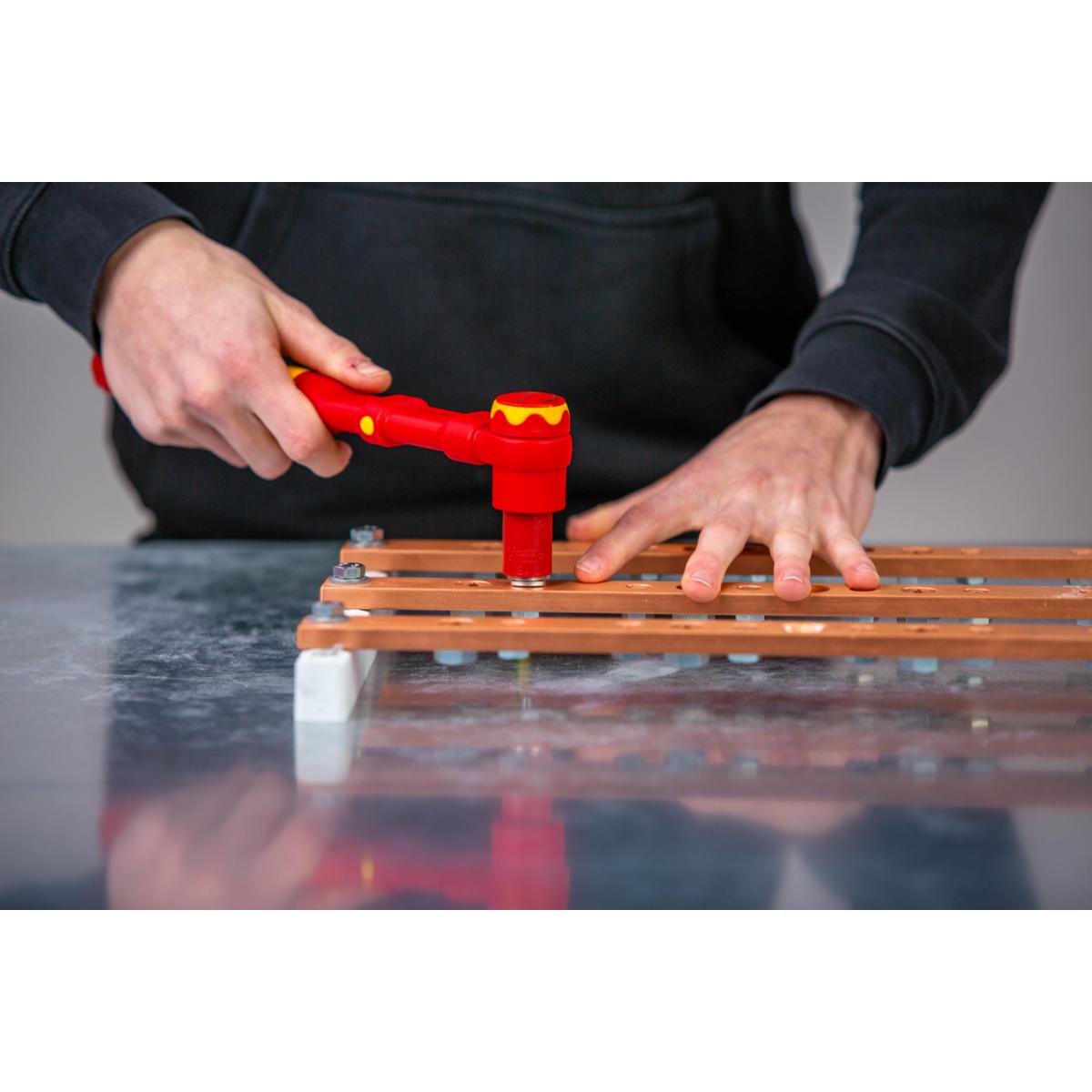 Wiha Drehmomentschlüssel electric 3/8 zoll für Steckschlüssel, variabel einstellbare Drehmomentbegrenzung