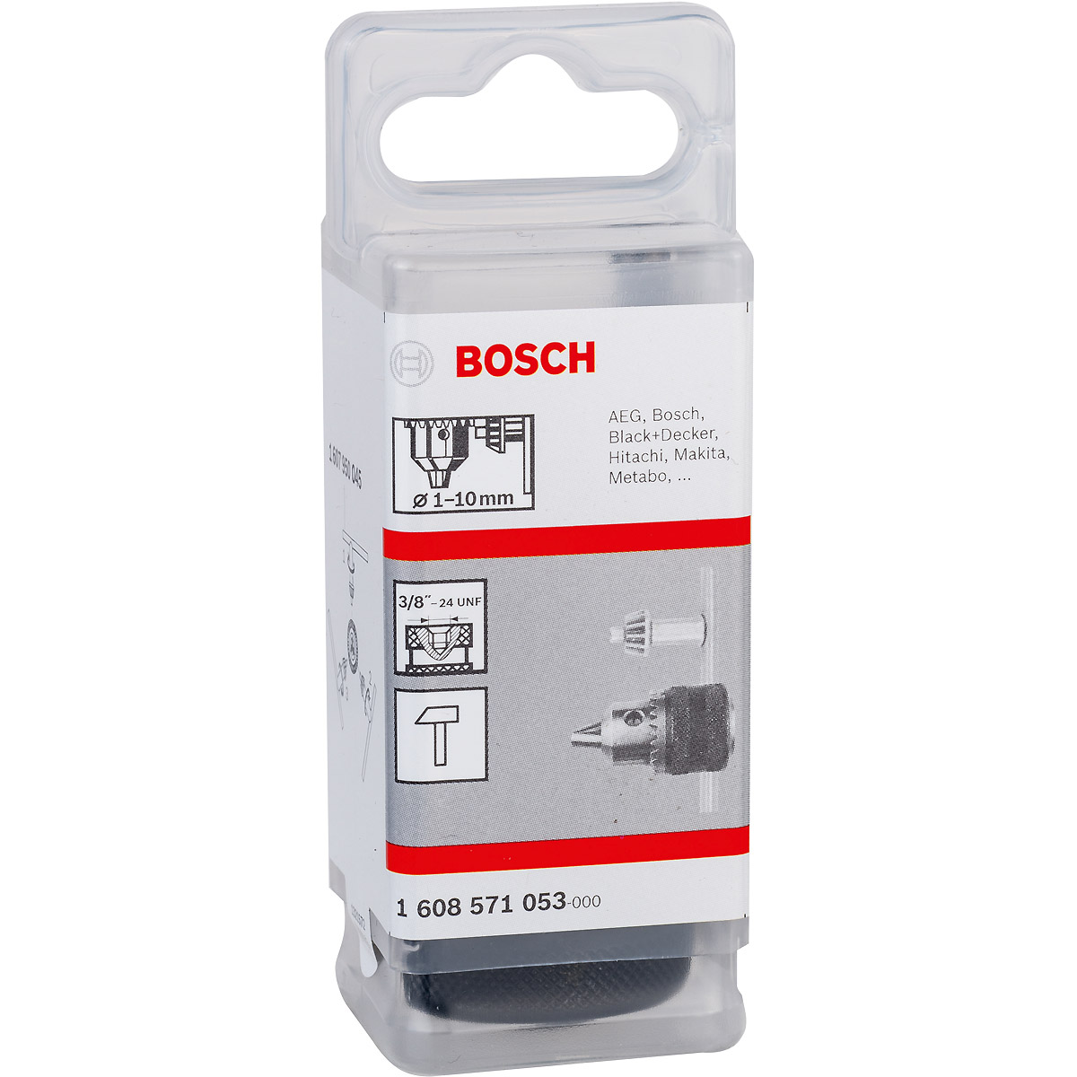 Bosch Zahnkranzbohrfutter bis 10 mm, 1 - 10 mm, für stationäre Bohrmaschine