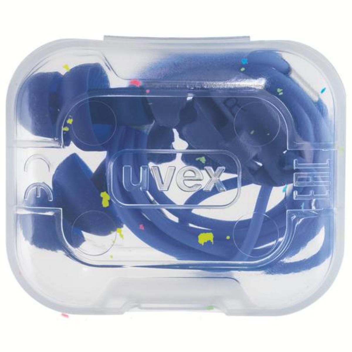 Uvex Mehrwegstöpsel xact-fit mit Kordel Größe S - 50 Paar