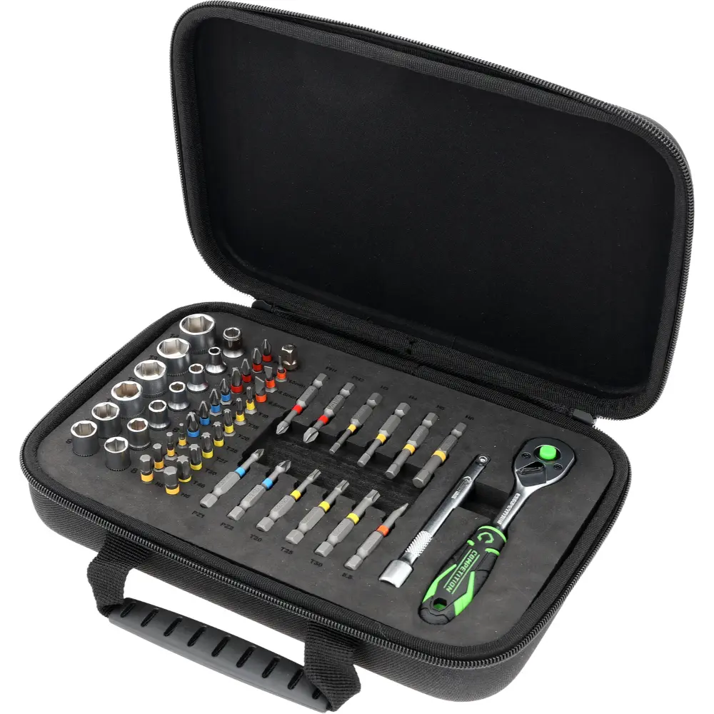 COMPETITION Mini-Bit-Stecknuss-Satz, 51-tlg