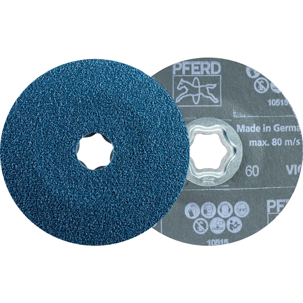 PFERD TOOLS COMBICLICK Fiberscheibe VICTOGRAIN-COOL für Stahl und Edelstahl