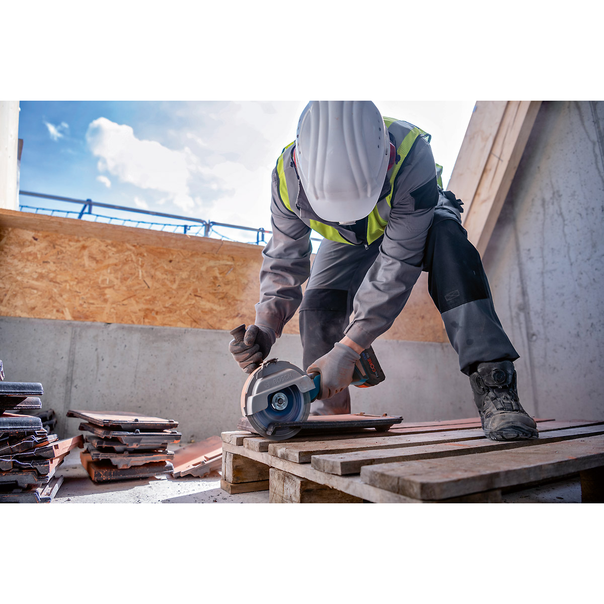 Bosch Akku-Winkelschleifer GWS 18V-180 PC