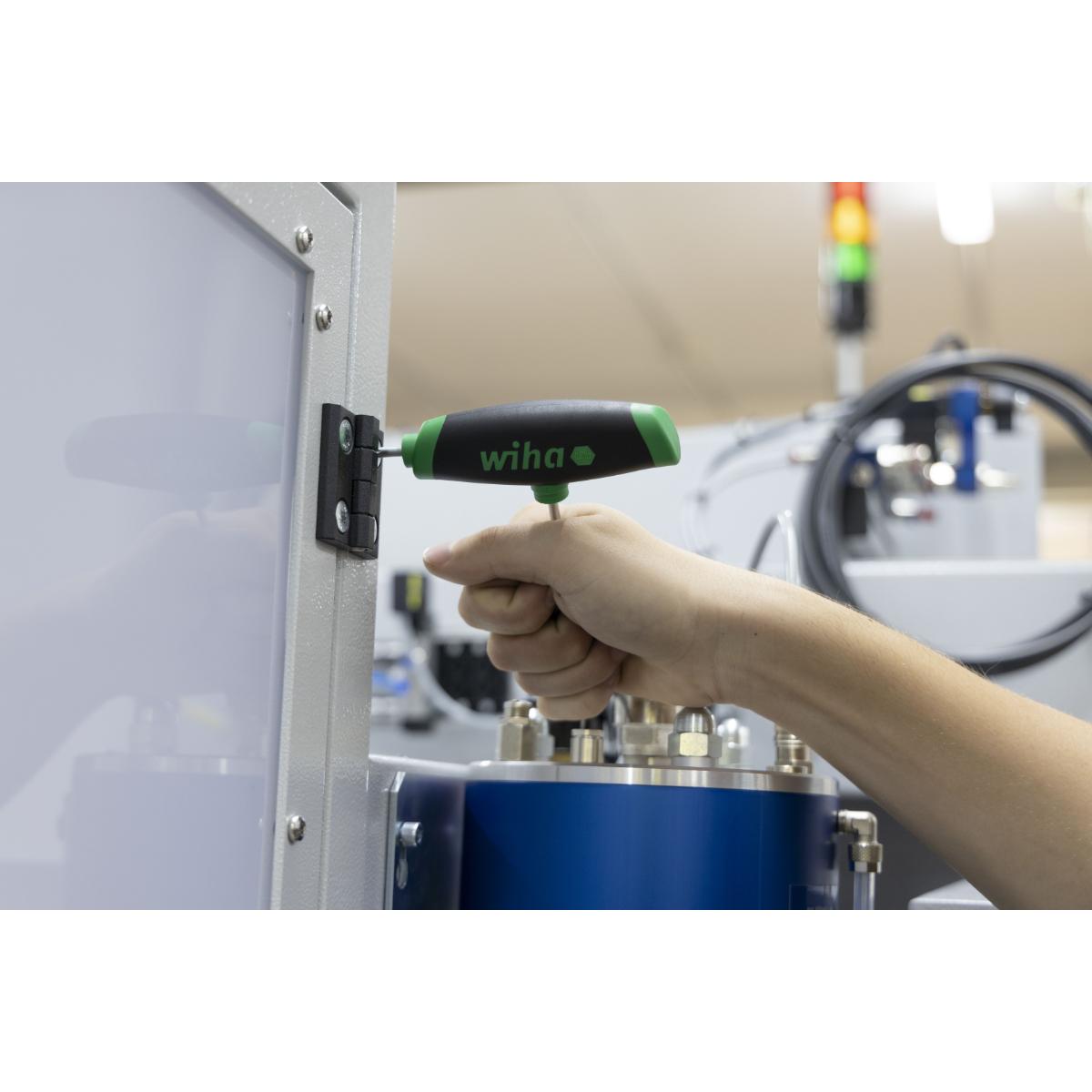 Wiha Stiftschlüssel mit Quergriff Set ComfortGrip TORX 6-teilges Set mit Seitenabtrieb, mattverchromt