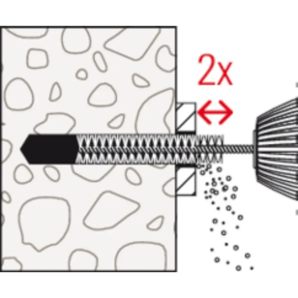 Fischer Highbond-Anker dynamic FHB-A dyn 12x100/25 hochkorrosionsbeständig