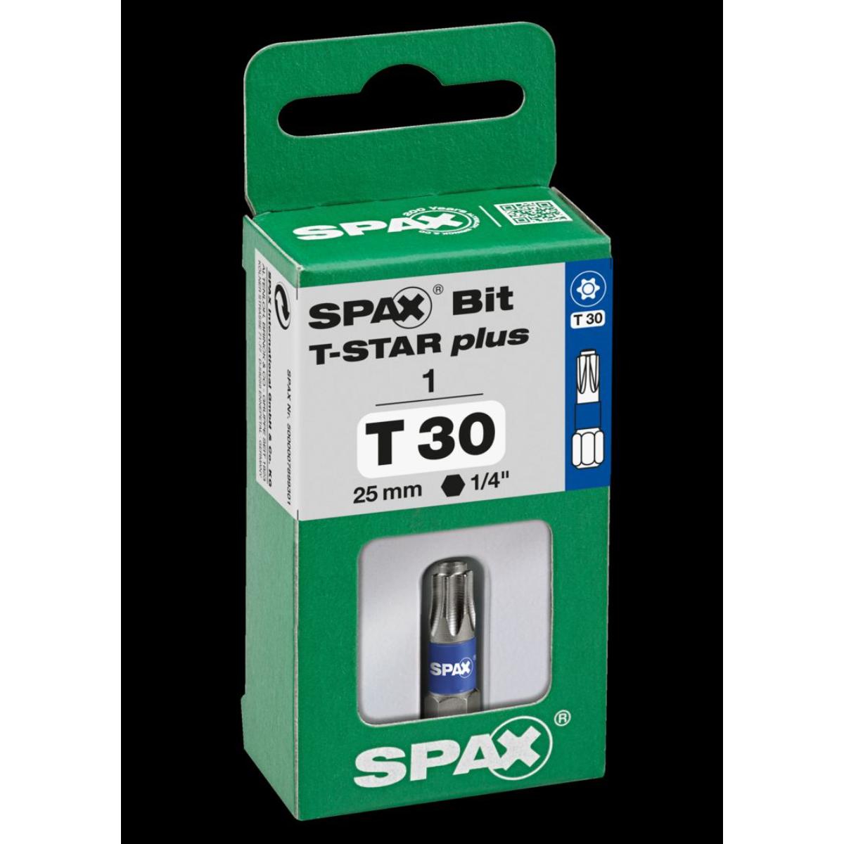 SPAX Bit T-Star Plus T30 25mm