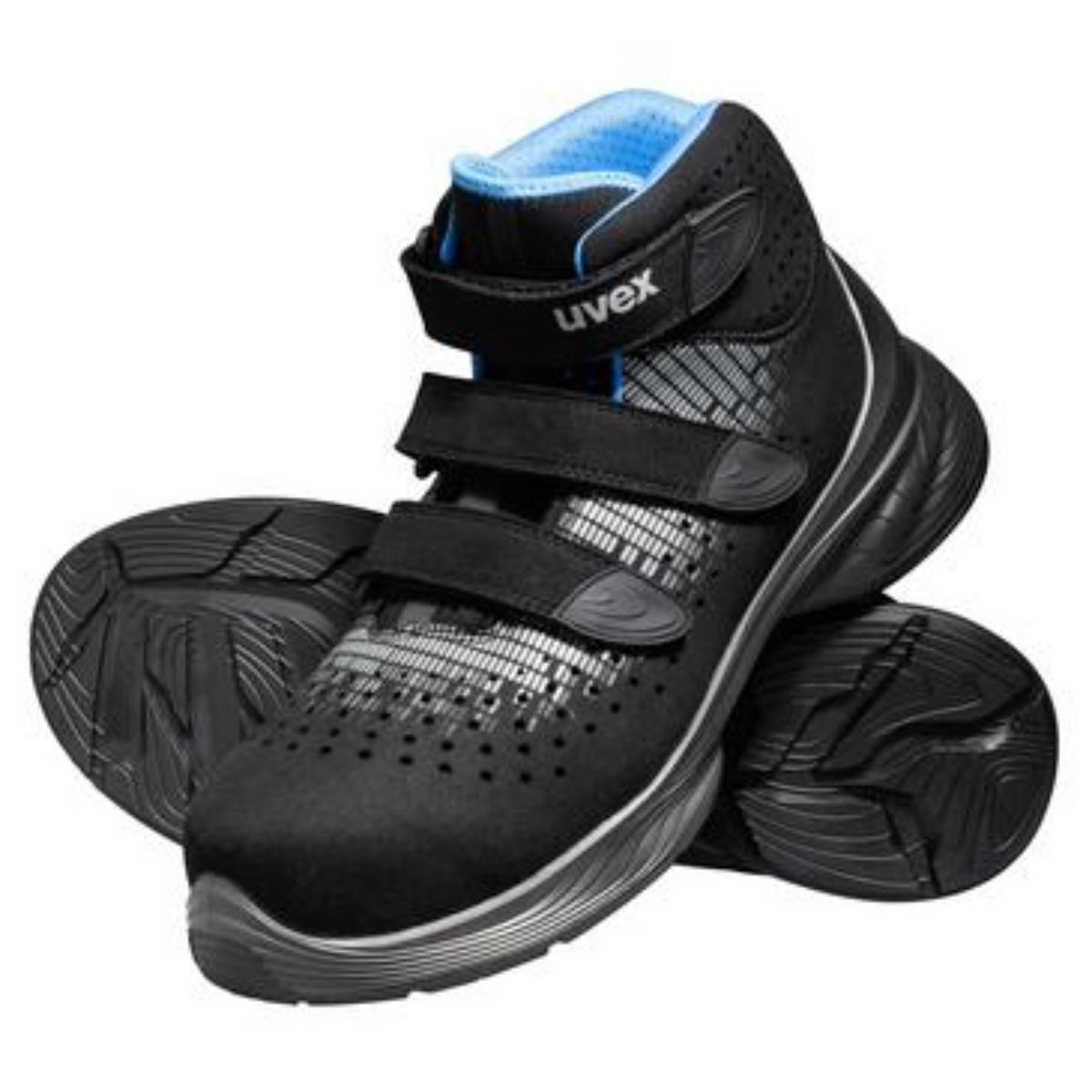 Uvex 1 G2 Sicherheitsschuh S1 Klettstiefel Weite 12
