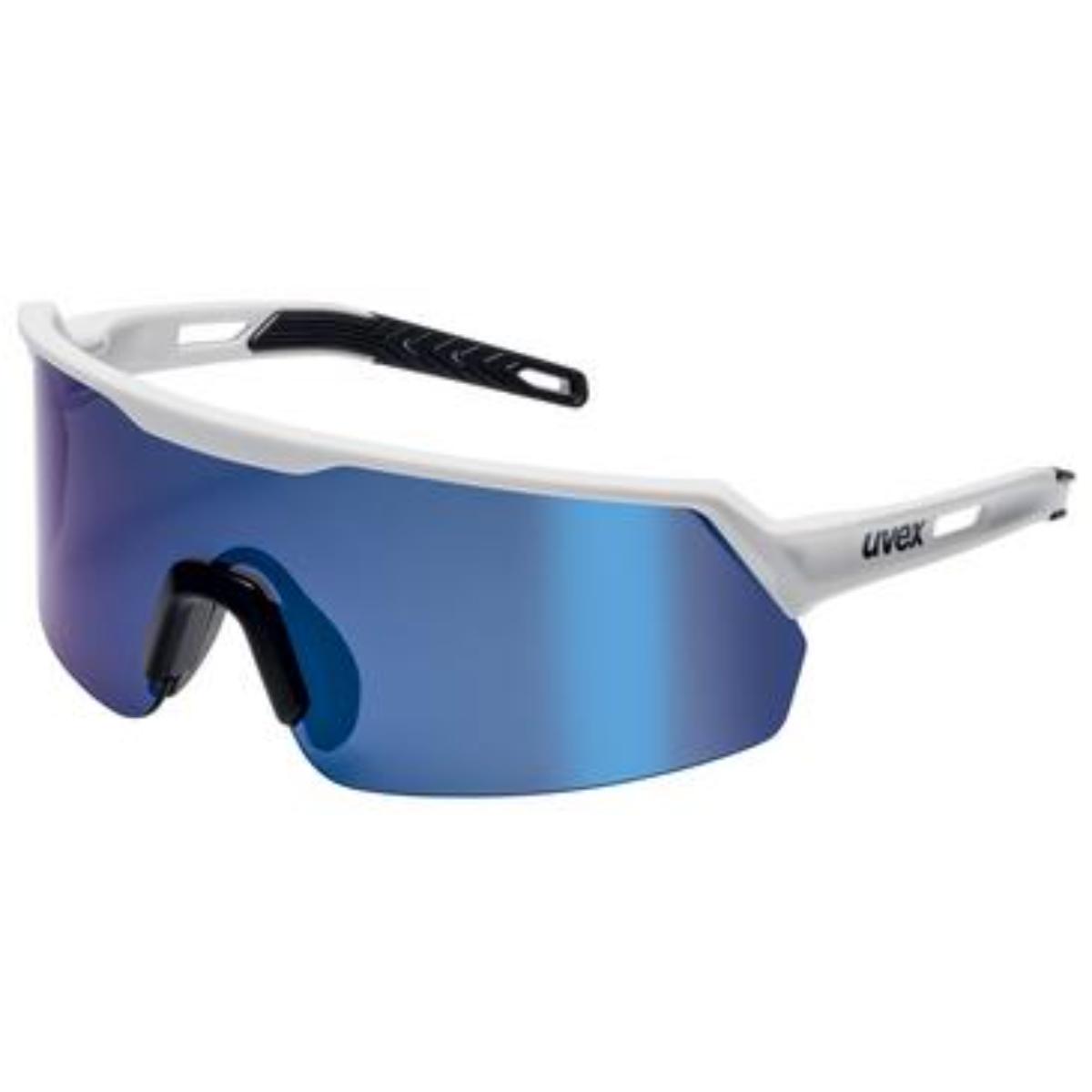 uvex ultrashield Bügelbrille mit Blauspiegel auf der Scheibe, Anti-Fog-Beschichtung auf der Innenseite UV-Schutz