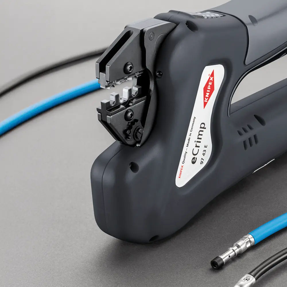 Ecrimp KNIPEX eCrimp Elektromechanische Crimp-Systemzange für auswechselbare ...