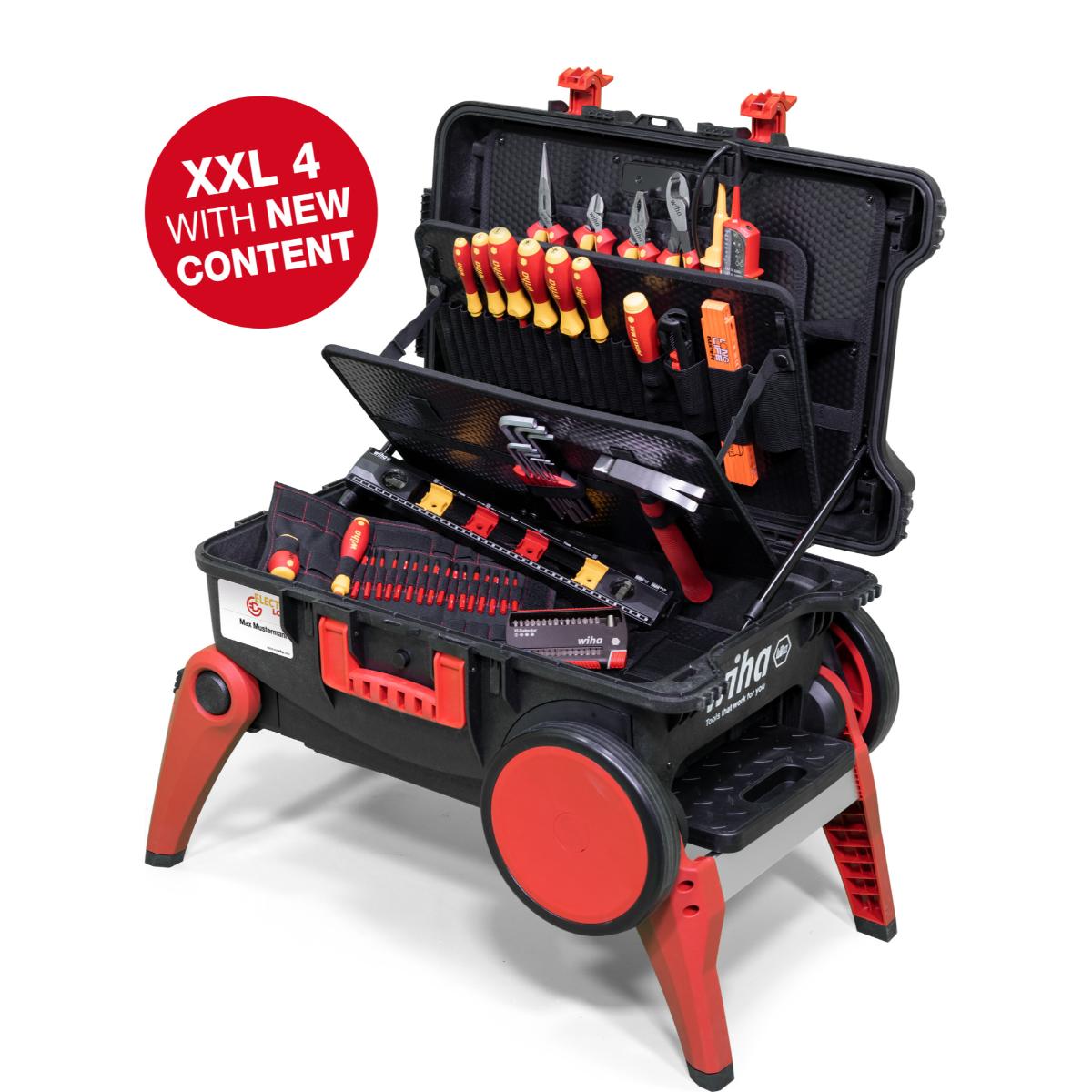 Wiha Werkzeugkoffer XXL 4 Trolley electric 80-teilges Set
