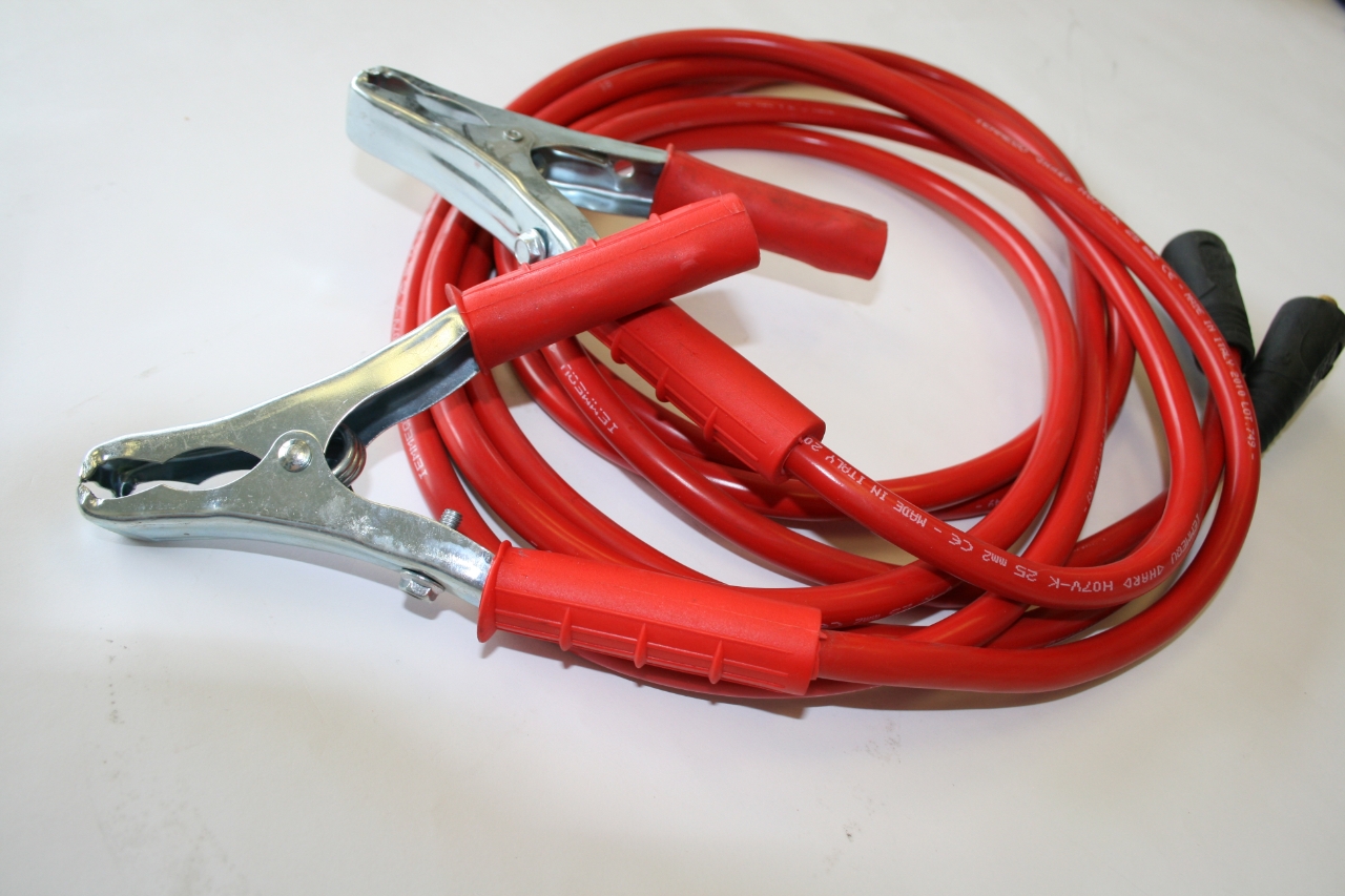ELMAG Ladekabel rot 25qmm/2,5m - 16/25 SteckerØ 9mm