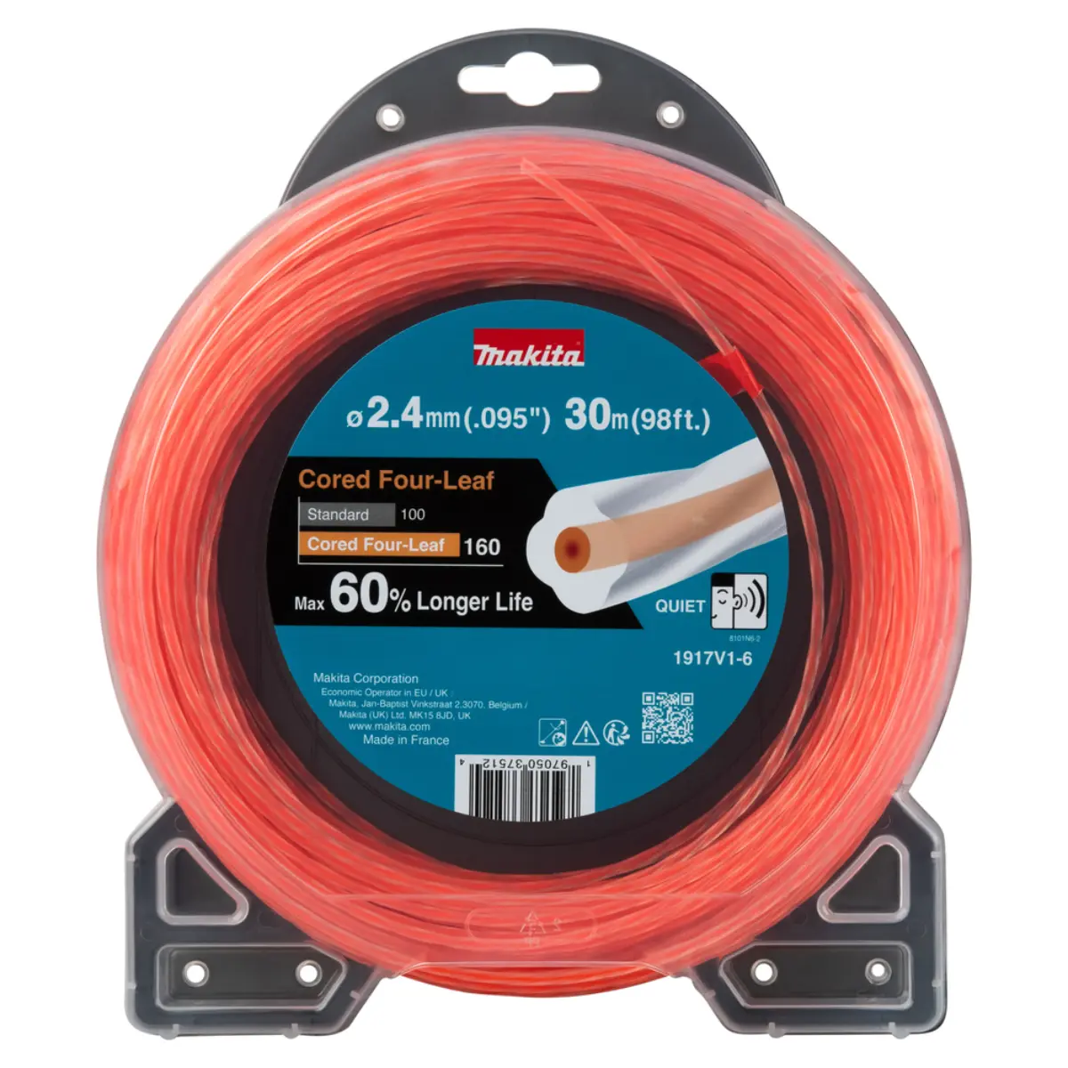 Makita Mähfaden Cored Four-Leaf 2,4mm x 30m - 1917V1-6