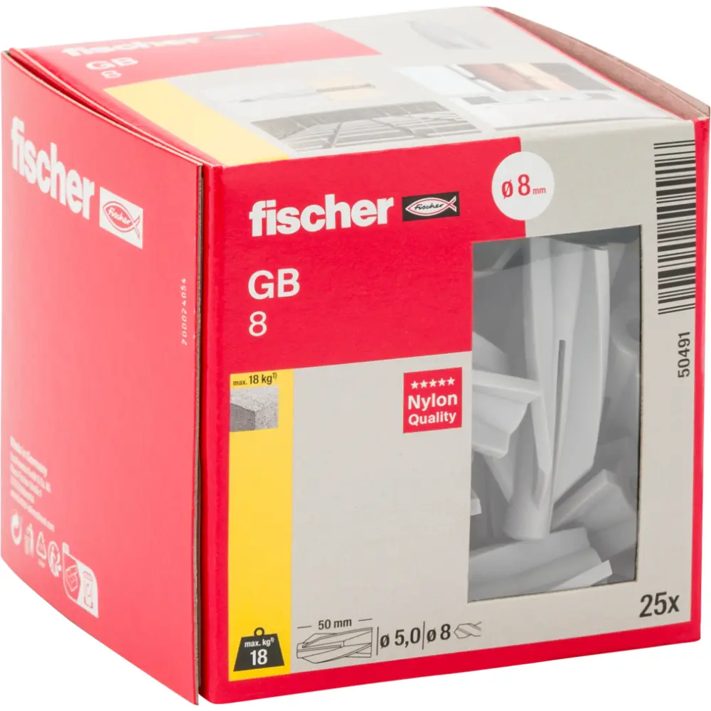Fischer Gasbetondübel GB 8